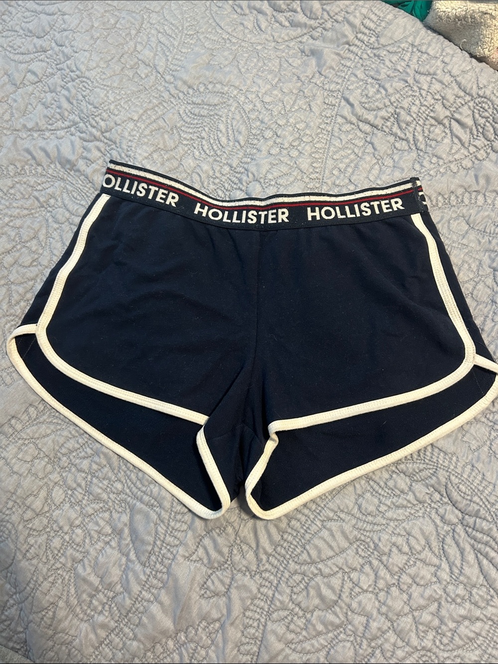 Hollister Navy Blue Sweat Shorts